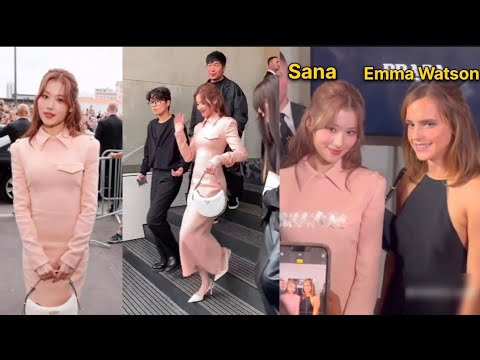 TWICE Sana At Milan Fashion Week
