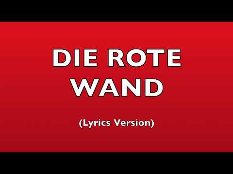 Micky Brühl. feat. Stefan Dahm "Die rote Wand steht hinter Dir! (Lyric Video)"