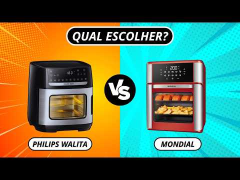 Philips Walita ou Mondial: Qual Air Fryer Forno 12L é MAIS FÁCIL de limpar e usar? [COMPARATIVO]