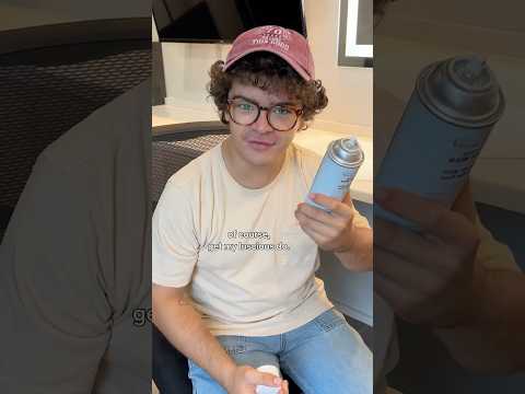 Gaten Remembers the Farrah Fawcett Spray