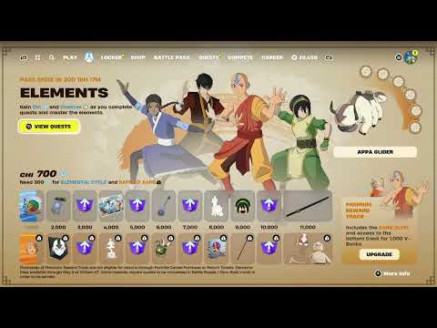 Fortnite AVATAR: ELEMENTS Background Music