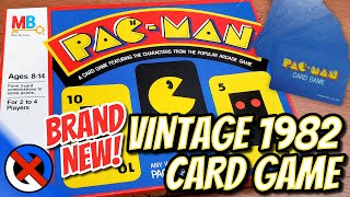 Pac-Man Vintage 1982 Card Game SEALED! - Original Milton Bradley Board Game