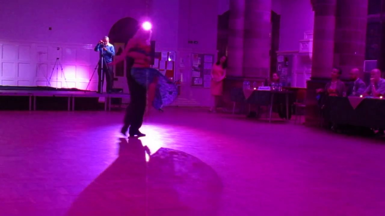Michael Nadtochi & Eleonora Kalganova Dancing on Friday at the Paisley International Tango Festival
