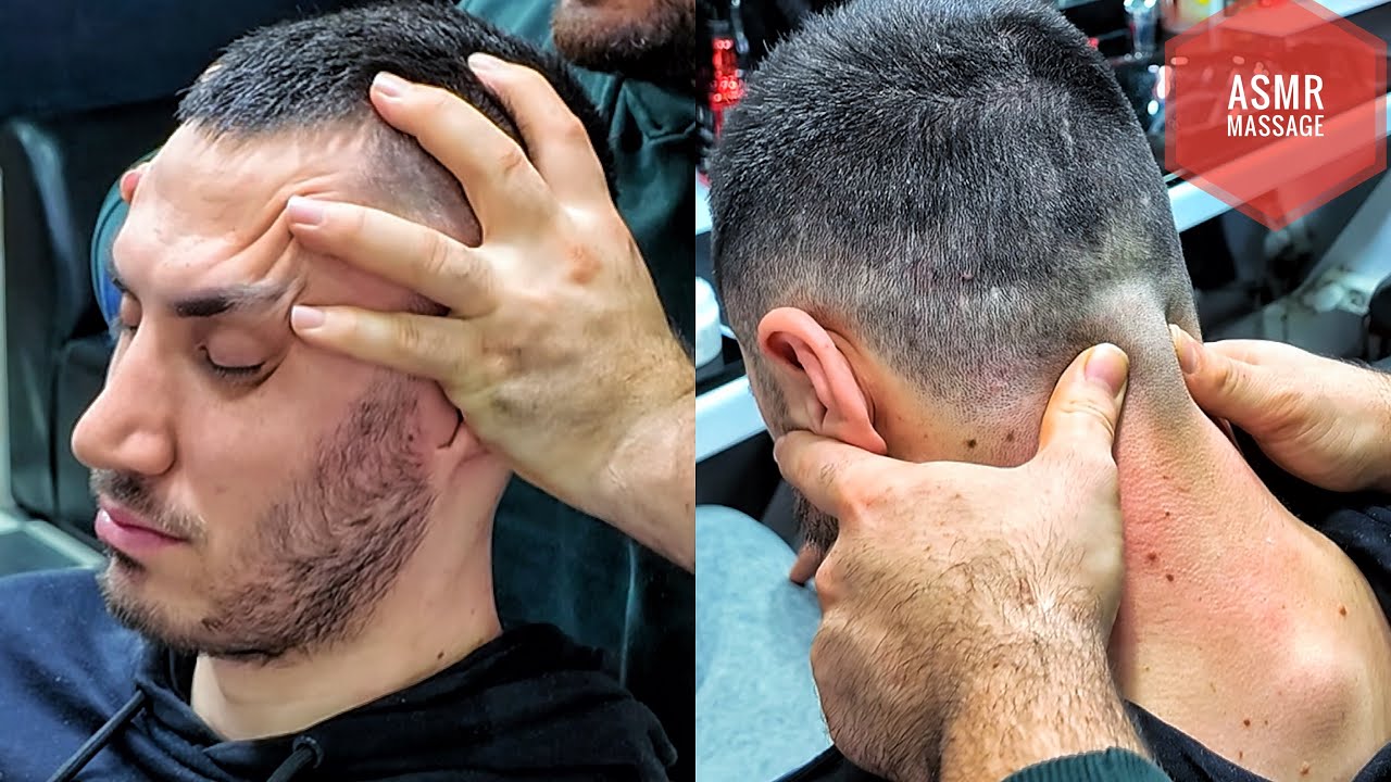 RELAXİNG ASMR VİDEOS FOR SLEEP | STRESS REDUCTION AND PROFESSIONAL ASMR MASSAGE TURKISH BARBER