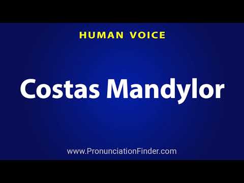 How To Pronounce Costas Mandylor