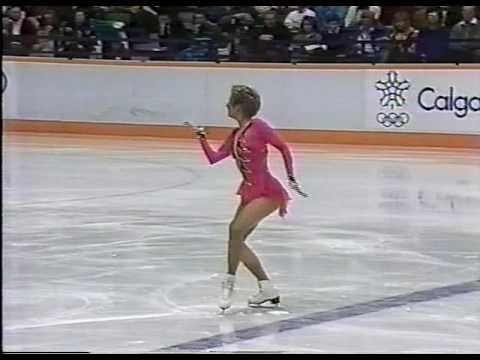 Claudia Leistner (FRG) - 1988 Calgary, Ladies' Long Program