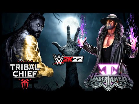 WWE 2K22 Gameplay Can Roman Reigns Dethrone King Undertaker | Tribal Chief vs Ministry Of Darkness