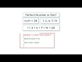 C Program To Check Perfect Number Or Not Using For Loop