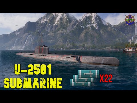 U-2501 Submarine💥❗Devastating strike in the first minutes❗German SUBMARINE Tier X -World of Warships