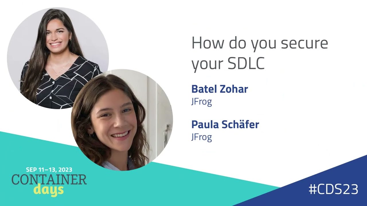 How do you secure your SDLC — Batel Zohar and Paula Schäfer