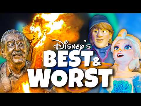 Top 10 WORST & BEST at the Disney Theme Parks - New Disney Rides, Attractions & More!