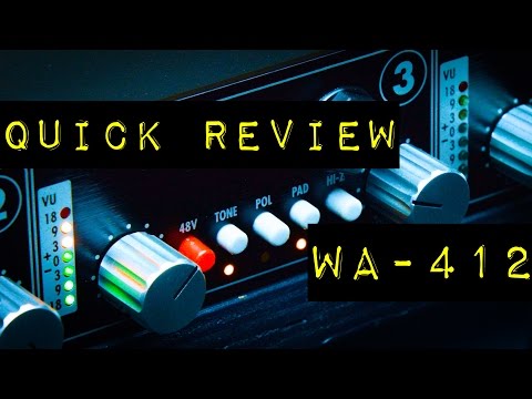 Warm Audio WA-412 - Quick Review with Demo
