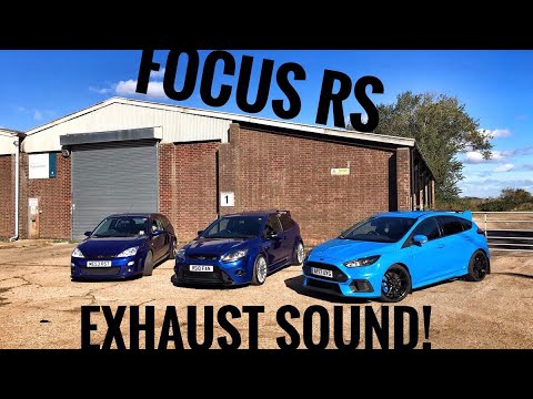 Focus RS MK1 vs MK2 vs MK3 exhaust sound!
