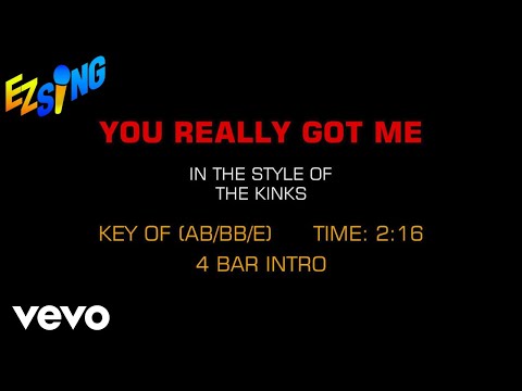 Kinks - You Really Got Me (Karaoke)