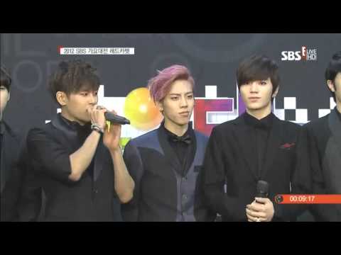 291212 SBS Gayo Daejun The Color Of K- Pop 2012  Red Carpet - INFINITE