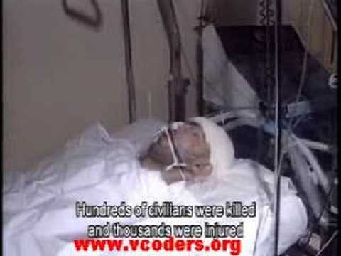 Lebanese Forces bombing the Christians and Lebanese Army