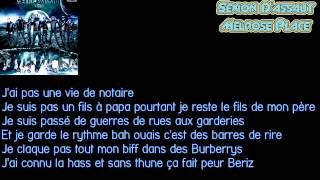 Sexion D&#39;assaut Melrose place Lyrics