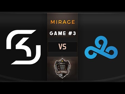 SK vs Cloud9 Game 3, Mirage - cs_summit: Semifinals