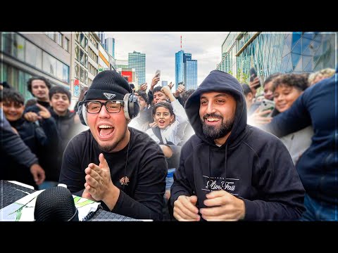 WIR WAREN LIVE AUF DER ZEIL IN FRANKFURT (KEIN PRANK)