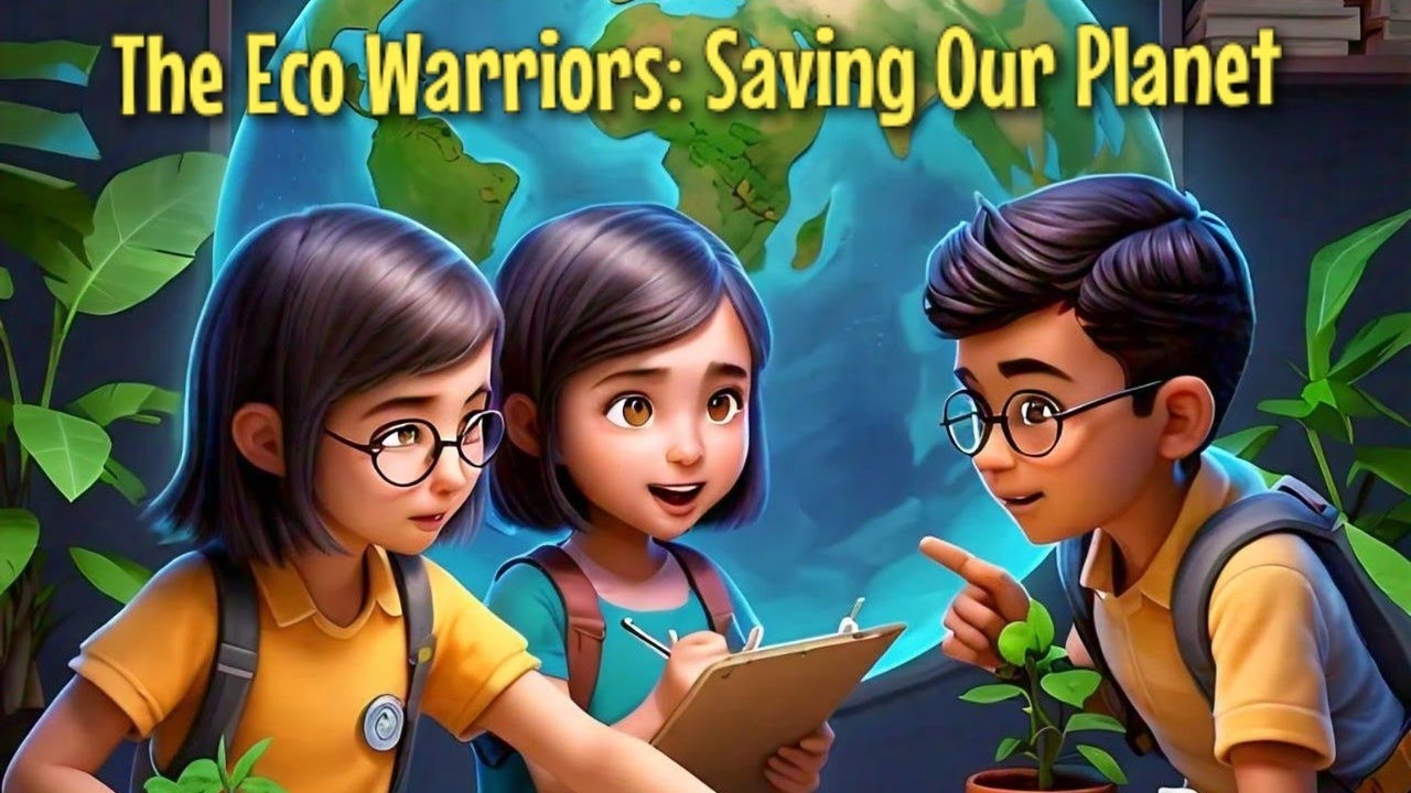 The Eco Warriors: Saving Our Planet from Global Warming | English Story for Kids| Animated Story