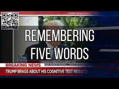 President Trump Cognitive Test Techno Remix - Person, woman, man, camera, TV.  Humorous Content
