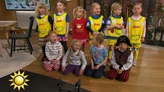 "Här kommer Pippi Långstrump!" - Nyhetsmorgon (TV4)