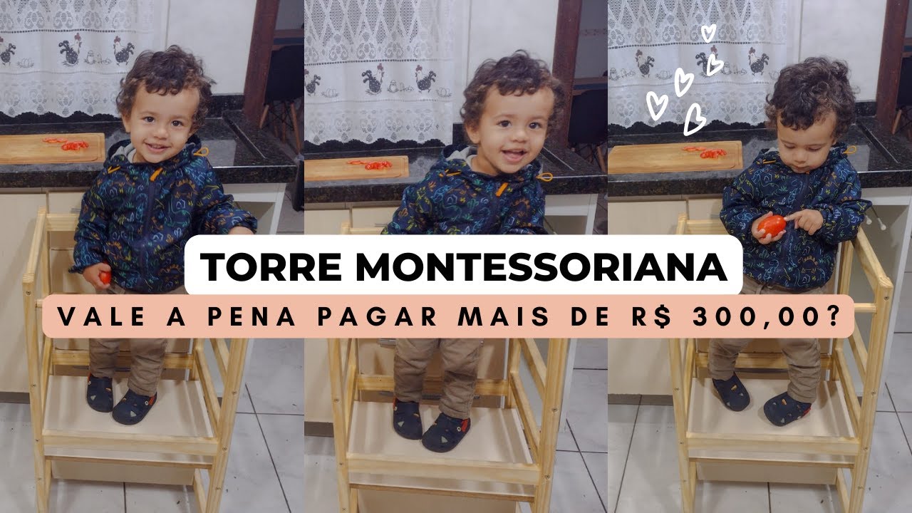 TORRE DE APRENDIZAGEM MONTESSORI | TORRE MONTESSORIANA | VALE A PENA COMPRAR UMA TORRE