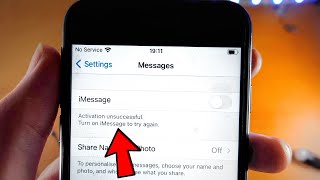 ANY iPhone How To Activate iMessage & FIX Waiting For Activation / Activation Unsuccessful