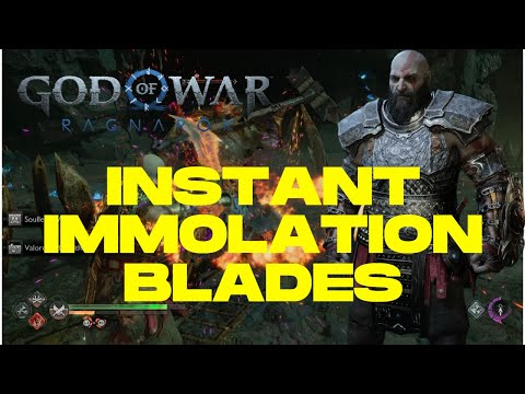 The only damage technique you'll need in the whole game! (Instant Immolation) God of war Ragnarok