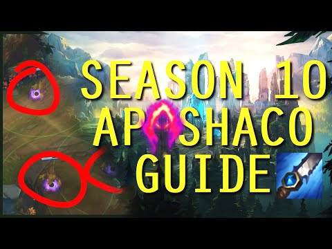 ULTIMATE AP SHACO JUNGLE GUIDE SEASON 10! - RUNES, ITEMS, CLEARS! - 3x Challenger Shaco