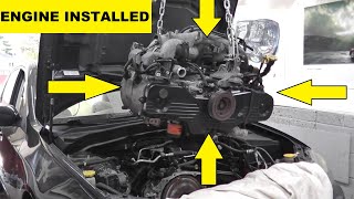 How To Install A Subaru Engine With Basic Hand Tools