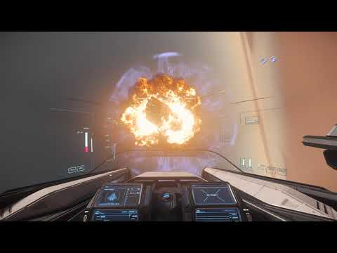 -VH- brrrrrrrrrrrrrrrrr! and explosion. Ares Inferno - Star Citizen