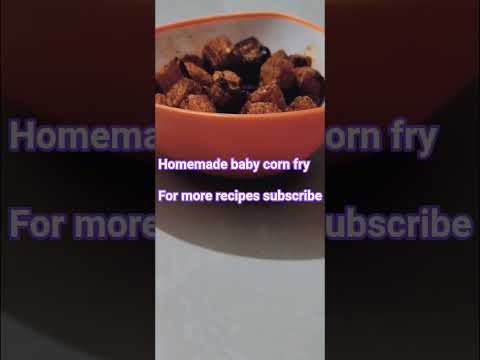 Baby corn fry at home made by me#ytshorts #Baby corn#recipes