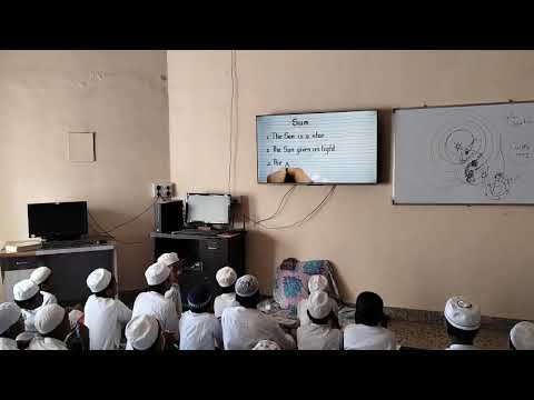 Students learning about Making Sentences and Essay Writing