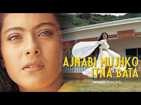 Ajnabi Mujhko Itna Bata 💞 Pyaar To Hona Hi Tha (1998)💞 | Asha Bhosle, Udit Narayan | Ajay-Kajol