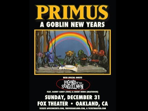 Legend Of The Seagullmen feat. Mastodon + Tool members to open for Primus on New Year’s Eve!