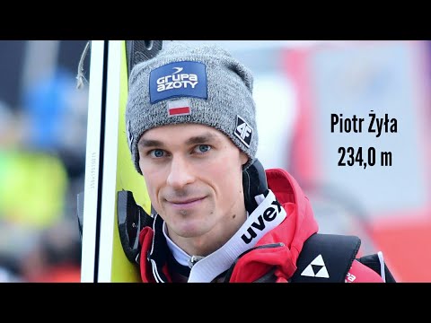 Piotr Żyła 234,0 m (22.03.2019). Konkurs indywidualny Planica Seven 2019