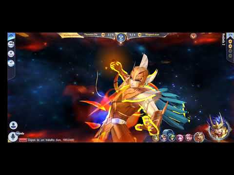 Ikki divino & Milo com reparo de armadura