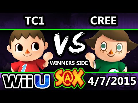 S@X - TC1 (Villager) Vs. Cree (Villager) SSB4 Tournament - Smash Wii U - Smash 4