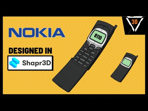 Nokia 8110 | CAD with Shapr3D on iPad