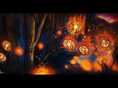 ProCreate "alien Plants" drawing timelapse by CurtMeBoy