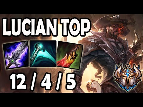 Lucian TOP vs Fiora [ T1 Roach ] Lol Challenger Korea