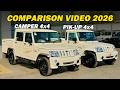 2026 Bolero Camper 4x4 Vs Pik Up 4x4 Full Comparison CARSINFO