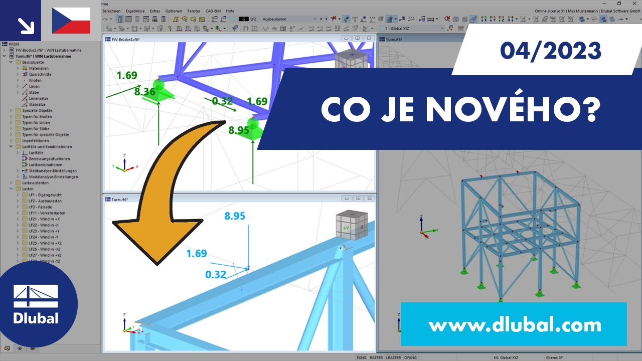 WIN | 04/2023 - Co je nového v programech RFEM 6 a RSTAB 9?