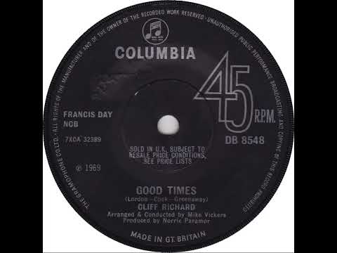 UK New Entry 1969 (37) Cliff Richard - Good Times