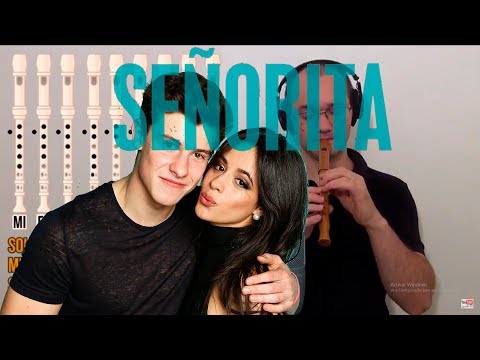 Señorita - Shawn Mendes & Camila Cabello - Flauta Cover y Tutorial con notas
