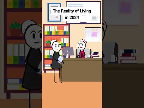 2024年に生きる現実 #animation #funnyvideo #gplus #comedy (The Reality of Living in 2024 #animation #funnyvideo #gplus #comedy)