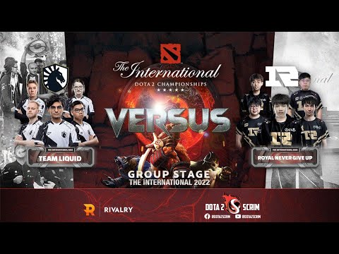 Team Liquid vs Royal Never Give Up - The International 2022: Group Stage - Game Highlights - BO2