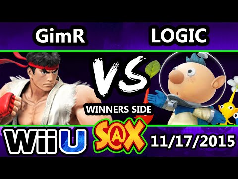 S@X 124 - VGBC | GimR (G&W, Ryu) Vs. VGBC | Logic (Olimar) SSB4 Tournament - Smash Wii U - Smash 4