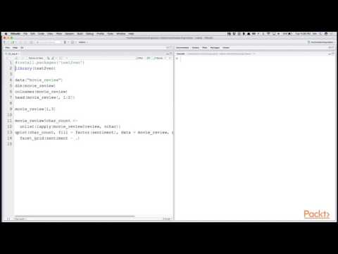 Machine Learning using Advanced Algorithm Visualiztn in R Ovrviw of Movie Rviw Data| packtpub com